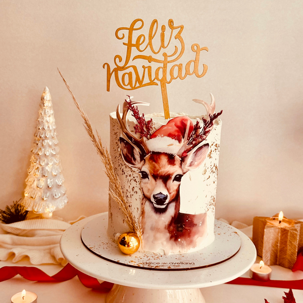 Torta Navideña Rudolph