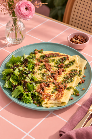Crepe de Jamón, Pavo y Tocineta