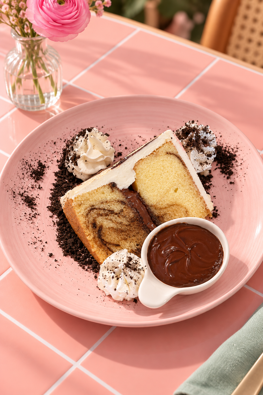 Veteada de Vainilla, Chocolate y Nutella