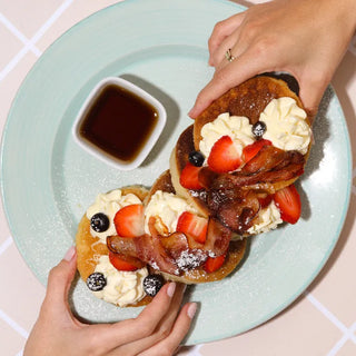 Pancakes con Tocineta