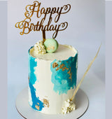 Torta de Cumpleaños Acuarela