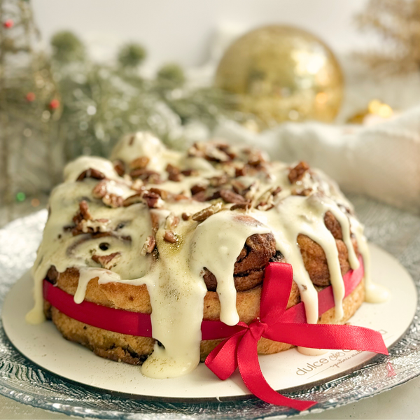 Torta Cinnamon Roll - Regalo de Navidad