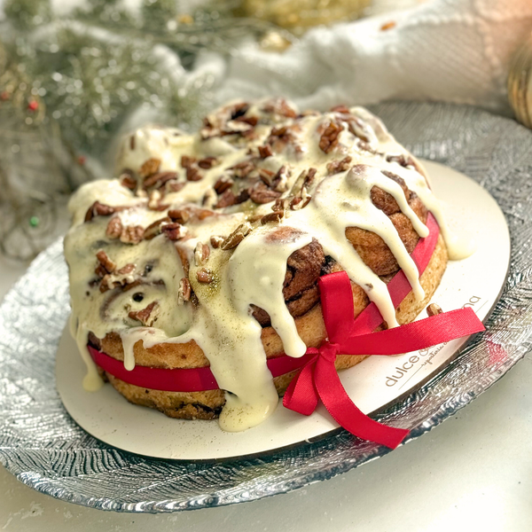 Torta Cinnamon Roll - Regalo de Navidad
