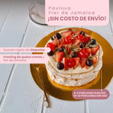 Pavlova Flor de Jamaica