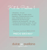 Kit Mesa de Postres 1 - Dulce Avellana