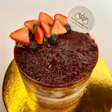 Torta de Limón y Amapola (Sin Azúcar) - Dulce Avellana