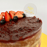 Torta de Limón y Amapola (Sin Azúcar) - Dulce Avellana