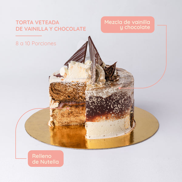 Torta Veteada de Vainilla y Chocolate - To Go!