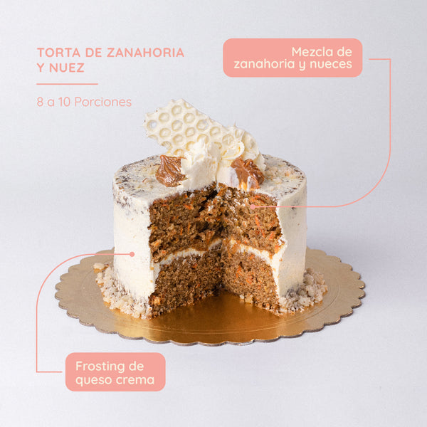 Torta de Zanahoria y Nuez - To Go!