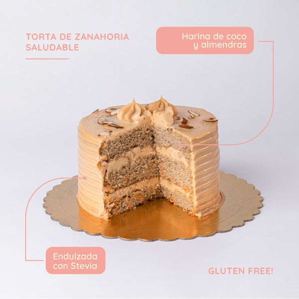 Torta de Zanahoria Saludable-TOGO