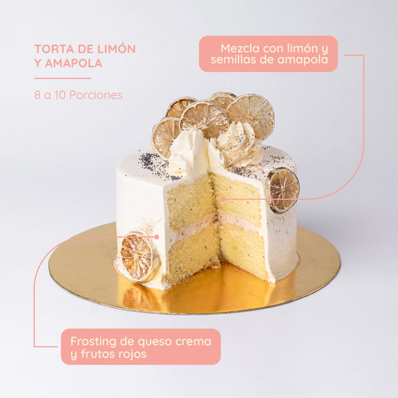 Torta de Limón y Amapola - To Go!