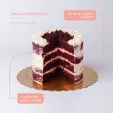 Torta de Red Velvet - To Go! - Dulce Avellana
